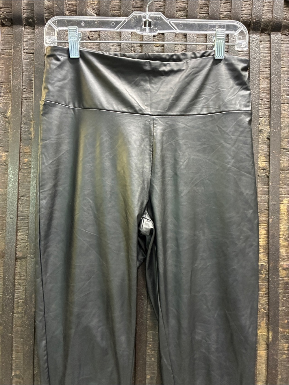 Primark Black Faux Leather Skinny Leggings - Picture 2 of 6